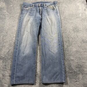 Polo Ralph Lauren Jeans Classic 867  Light Wash Straight Leg Denim Pants 34x30